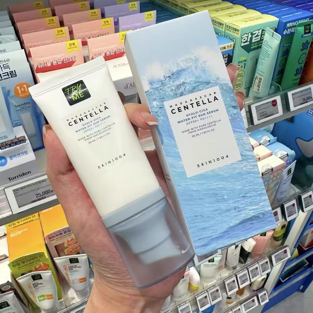 韓国製 ハリュ シカ センテラ SPF50 PA+++ ウォ - Skincare Centella のレビューと価格