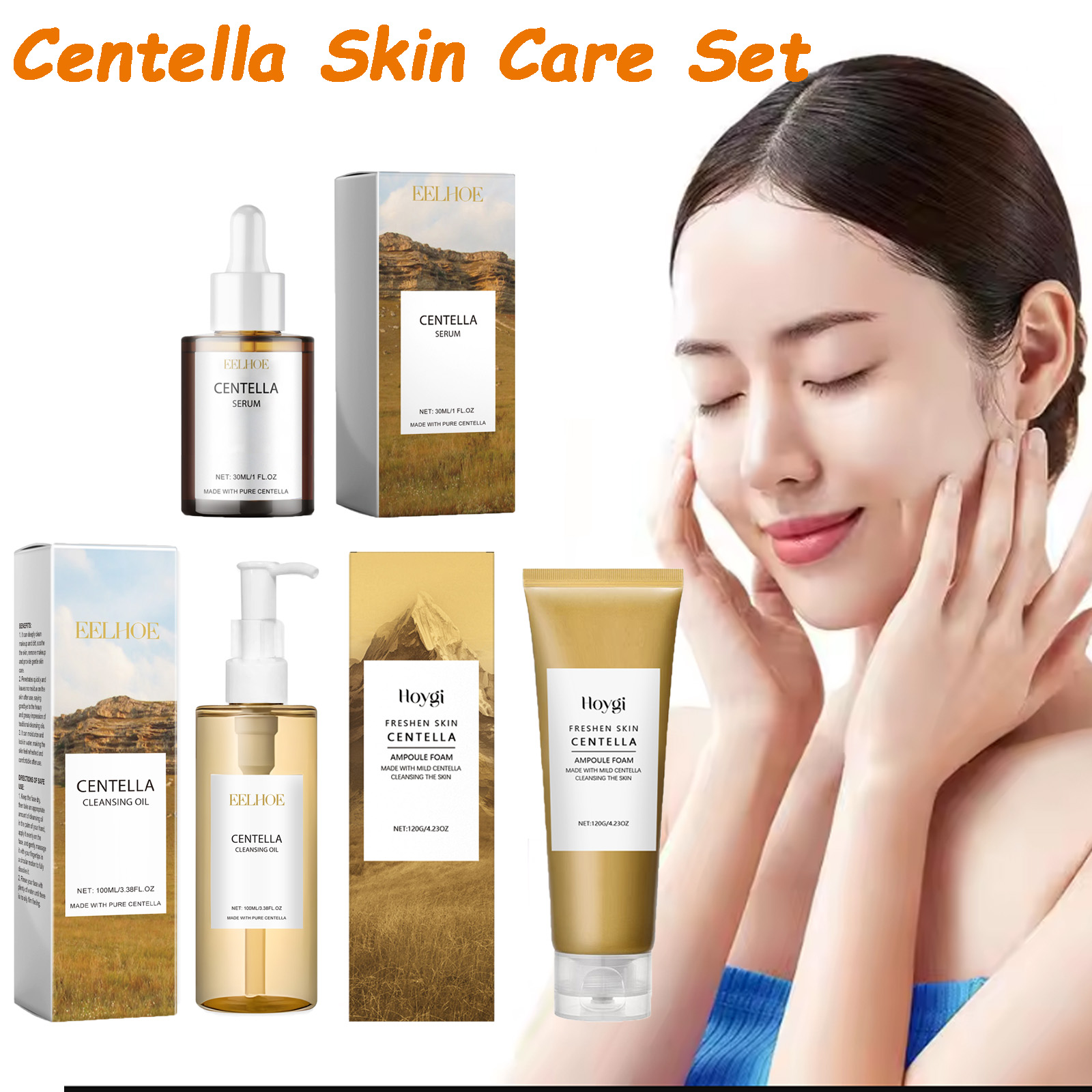 ツボクサスキンケアセット ツボクサセラム 洗顔料 クレンジン - Skincare Centella のレビューと価格