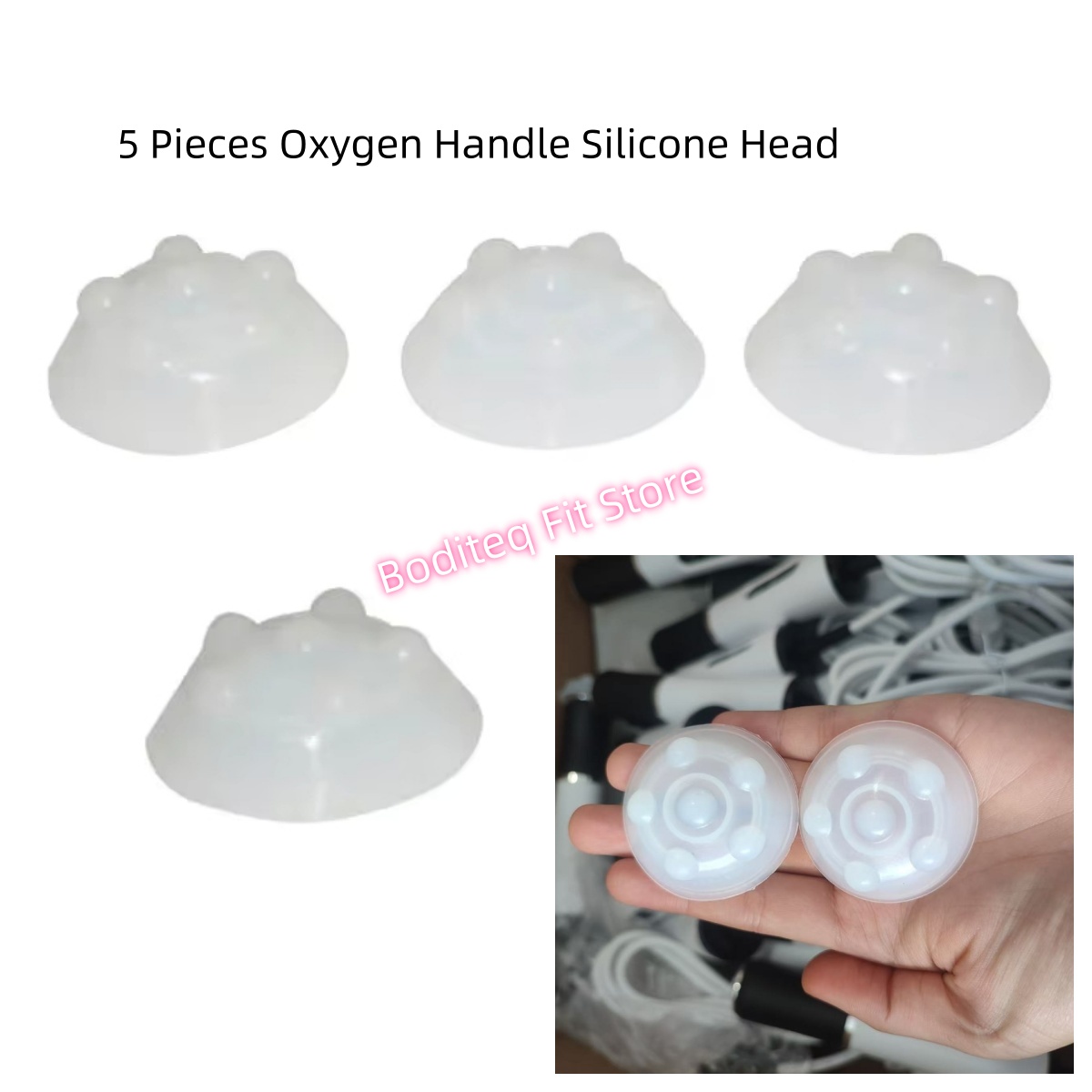 シリコンヘッドのみ 5 個酸素バブルフェイシャルマシンアクセ - Skincare Only You のレビューと価格
