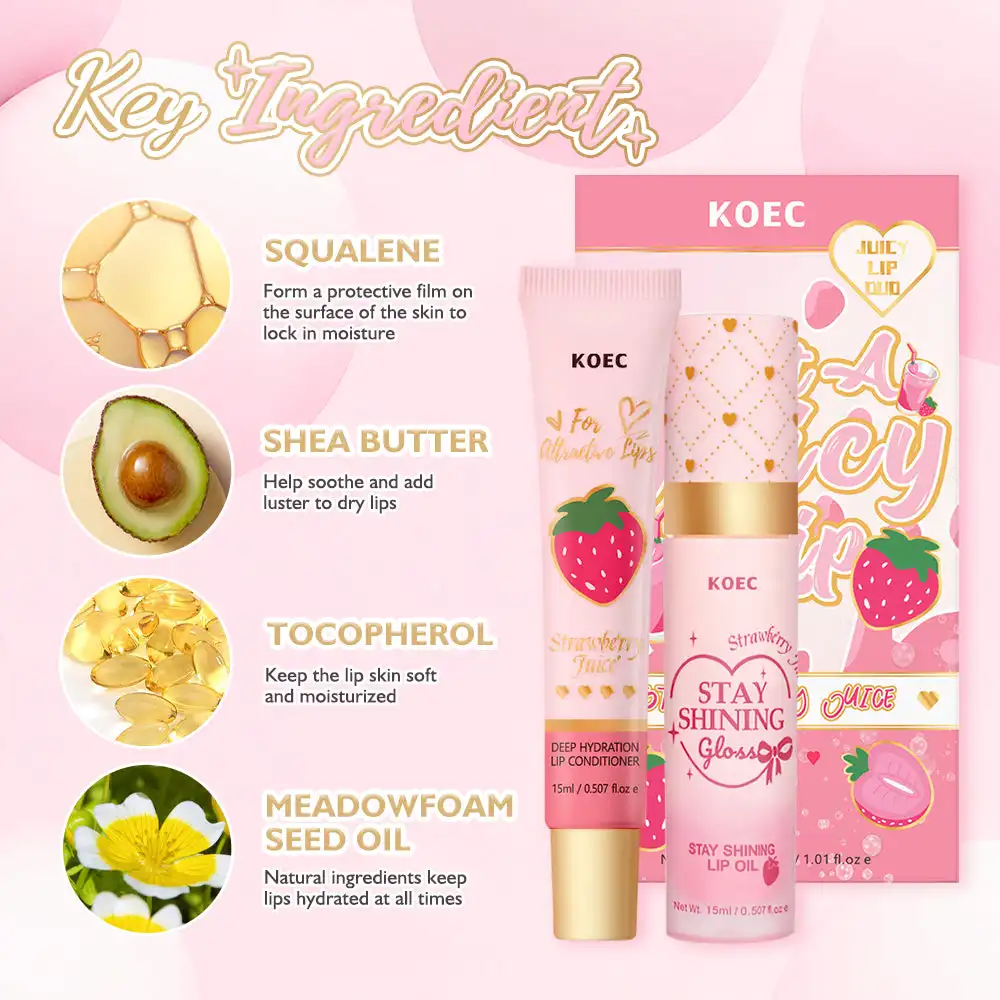 15ml×2 KOEC ストロベリージュースリップバーム リ - Squalane Oil Lightweight のレビューと価格
